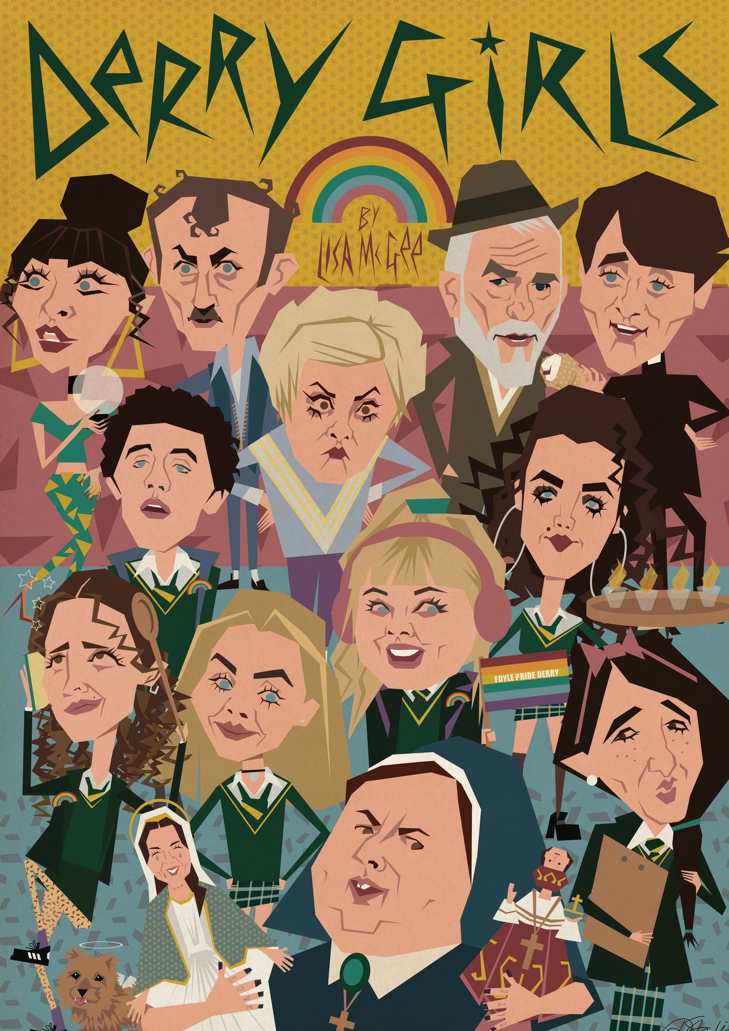 Derry Girls Caricature